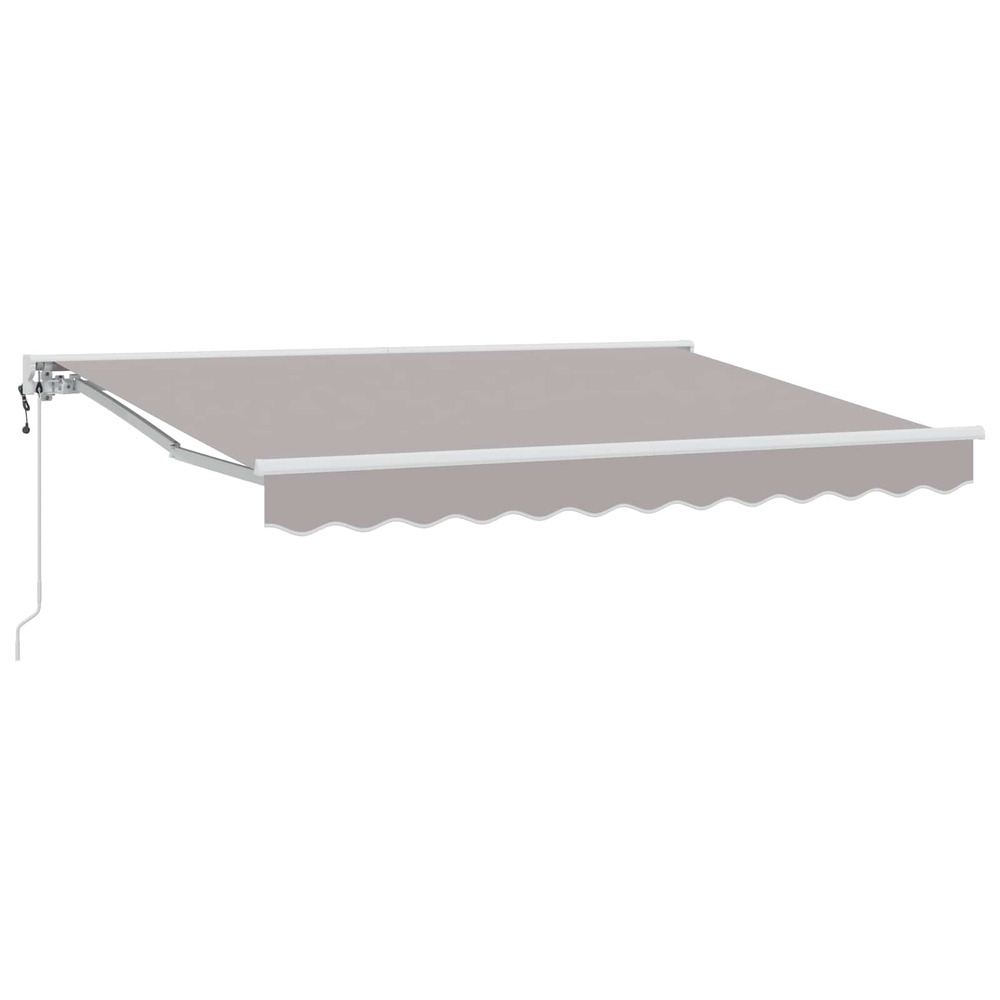 Auvent rétractable électrique gris clair 3 x 2,5 m
