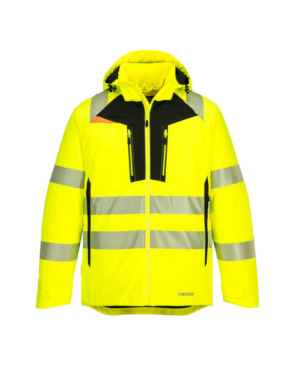 Parka hv dx4 couleur : jaune/noir taille xxl - portwest