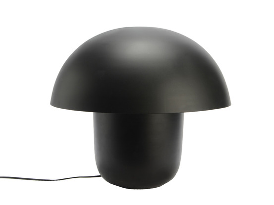 Lampe champignon noir 38 cm