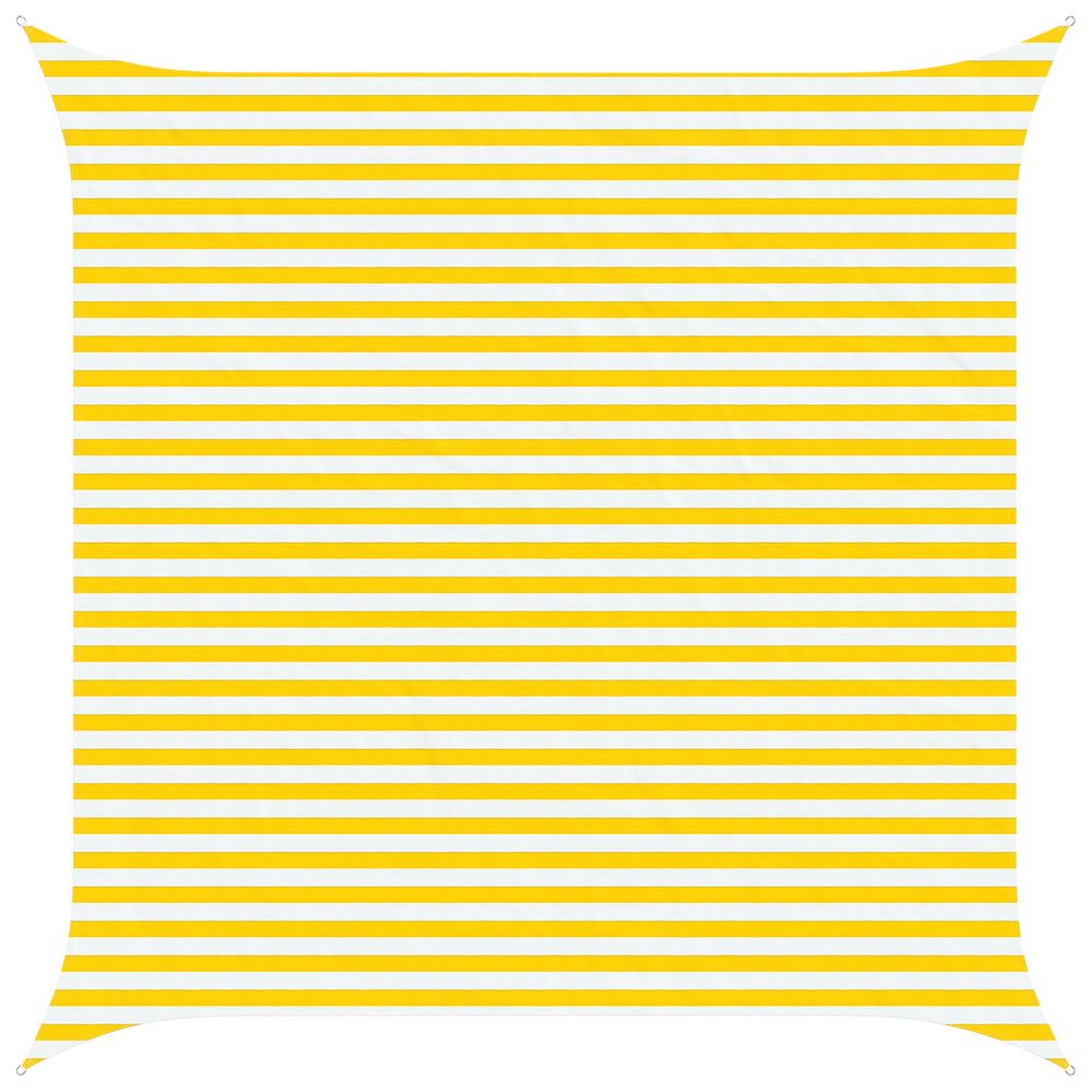 Voile d'ombre 4 x 4 m 100 % polyester oxford carré