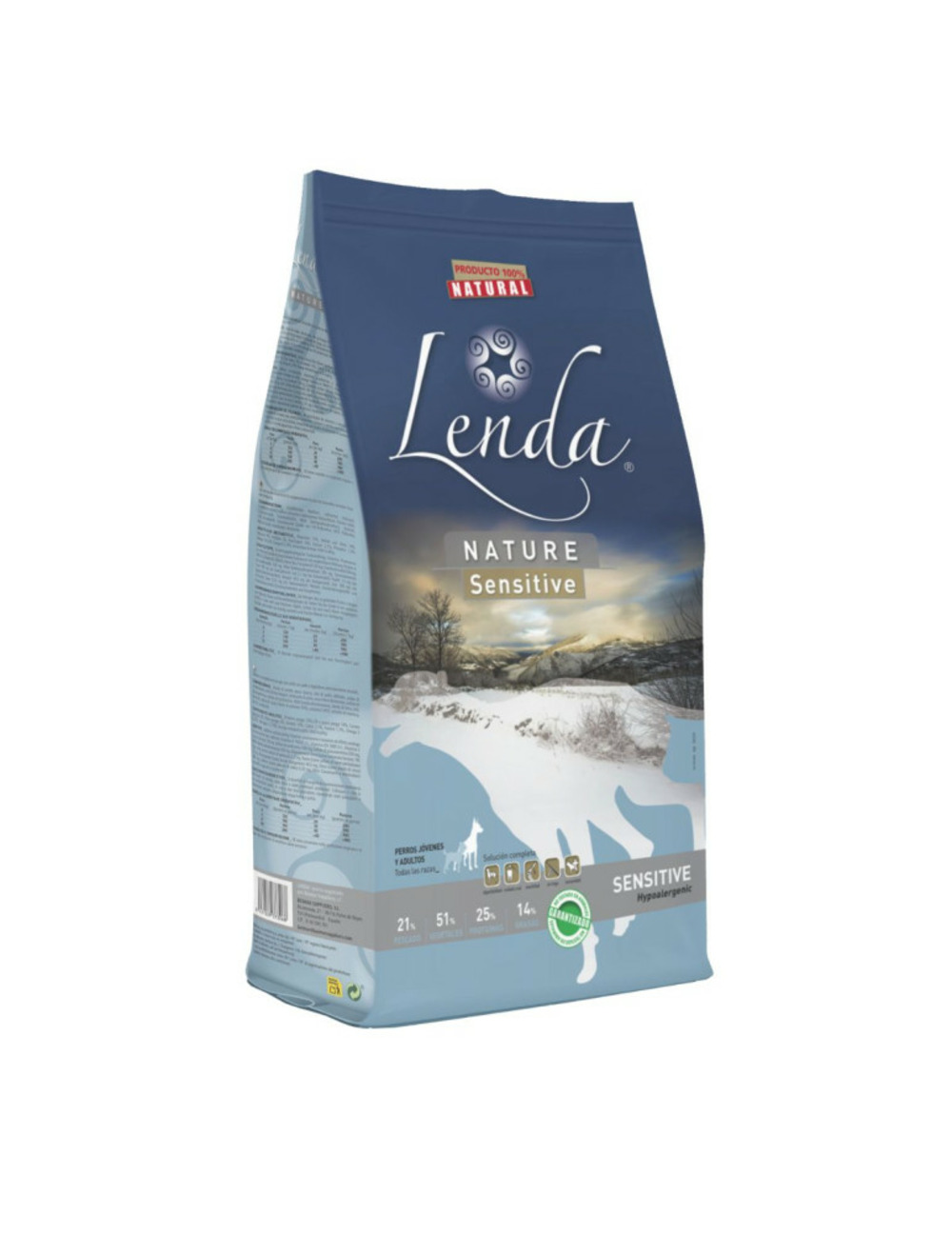 Sensitive grain free - croquettes chien adulte sensible sans céréales au poisson blanc - 12kg