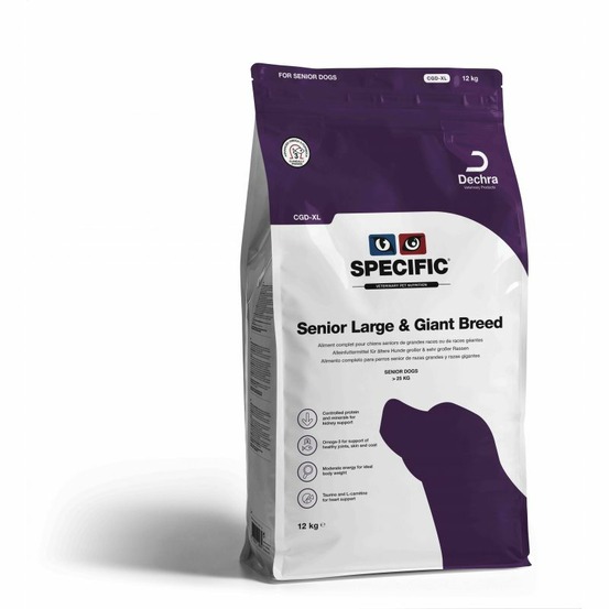 Croquettes chien cgd-xl senior large & giant breed - specific 12 kg