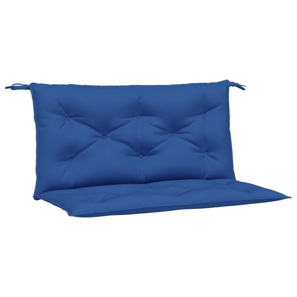 Coussins de banc de jardin 2 pcs bleu 100x50x7 cm tissu oxford