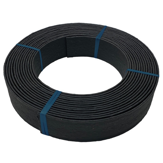 Rouleau de bordure eco edge - noir - 1000 x 14 x 0,7 cm