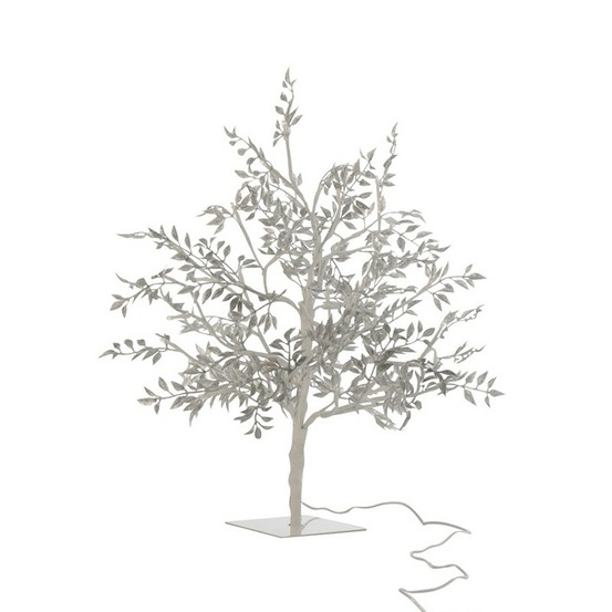 Arbre lumineux branche et feuilles pailletées led 56cm h56