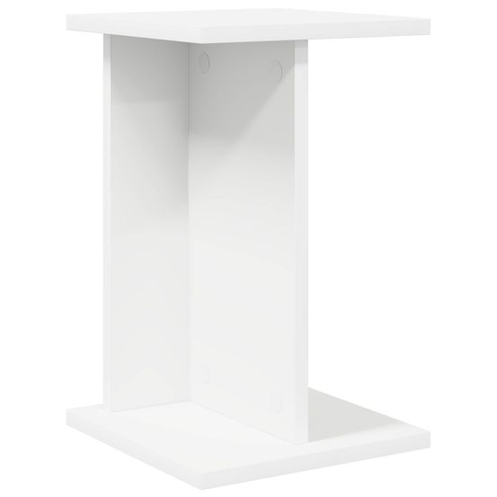 Support de plante blanc 25 x 25,5 x 40,5 cm bois d'ingénierie