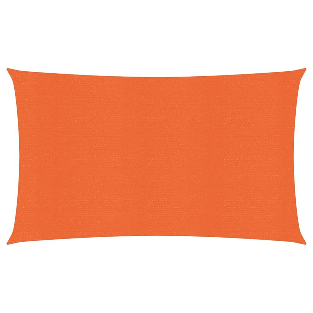 Voile d'ombrage 160 g/m² rectangulaire orange 4x7 m pehd