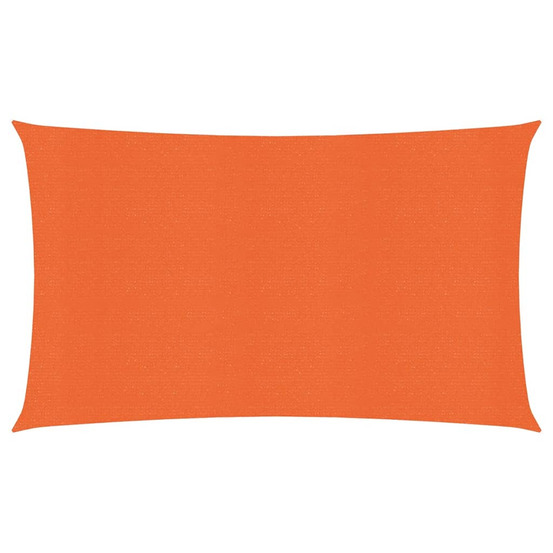 Voile d'ombrage 160 g/m² rectangulaire orange 4x7 m pehd
