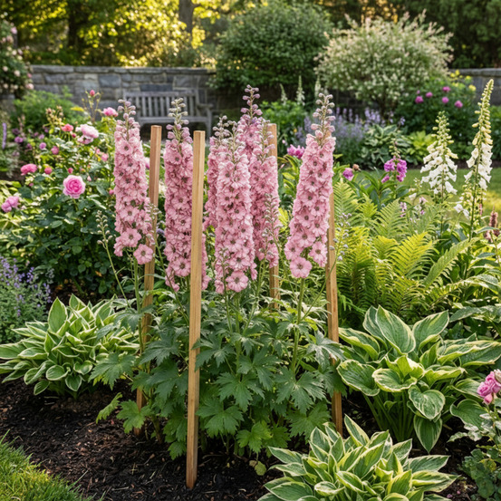 Lot de 6 - delphinium magic fountains - h. 10-20 cm