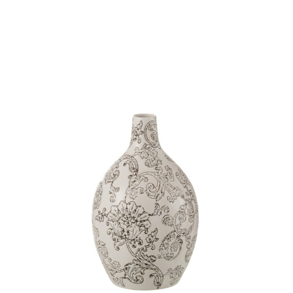 Vase en porcelaine multicouleur 20x20x33 cm