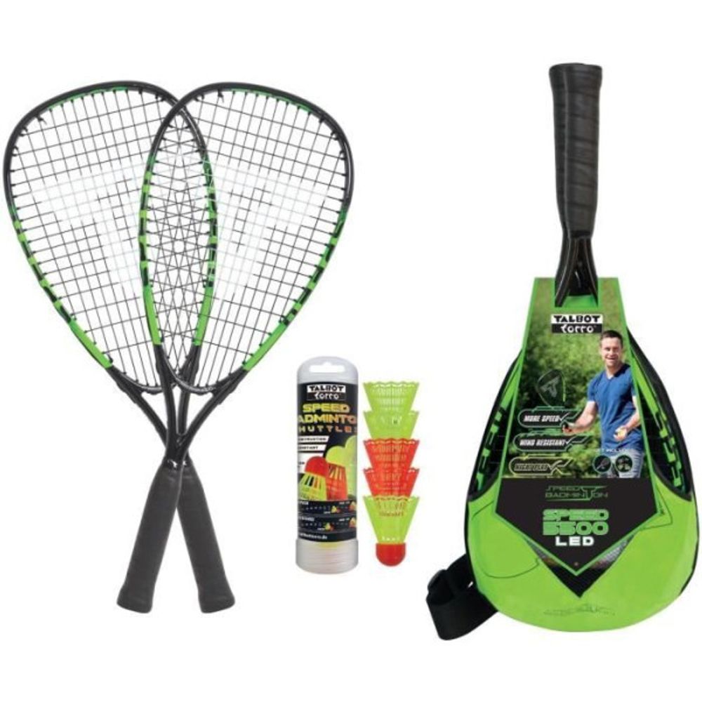 Set de speedbadminton - schildkröt - set speed 5500 led