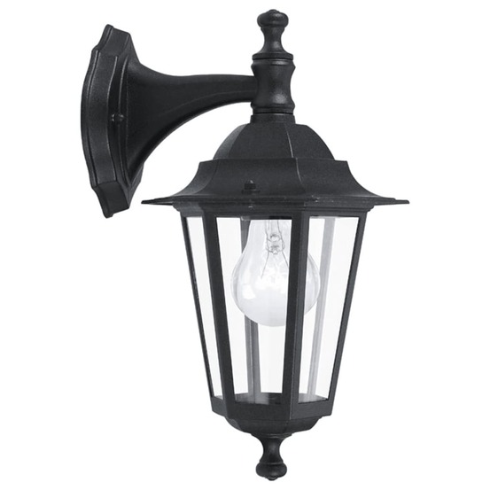 Lampe murale d'extérieur laterna 4 en bas noir 22467