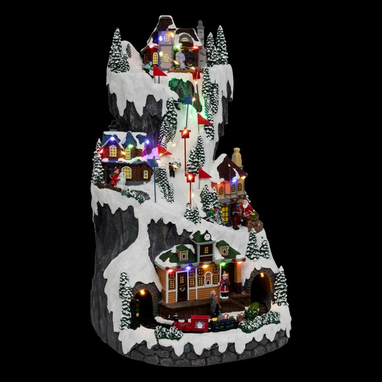 Village de noël lumineux