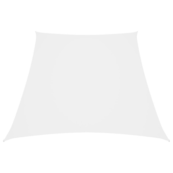 Voile de parasol tissu oxford trapèze 3/4x3 m blanc