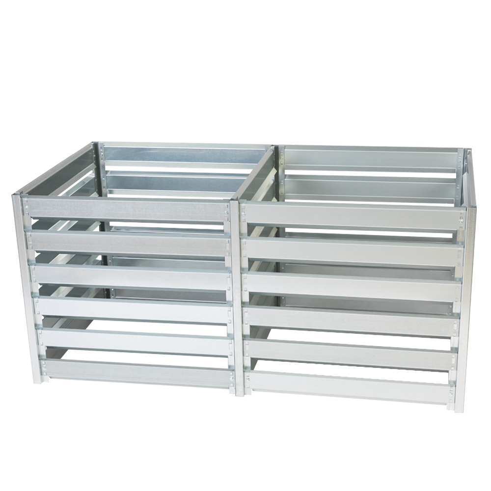 Composteur de jardin - 182 x 91 x h85 cm / 1408l - timbela m800+m800a