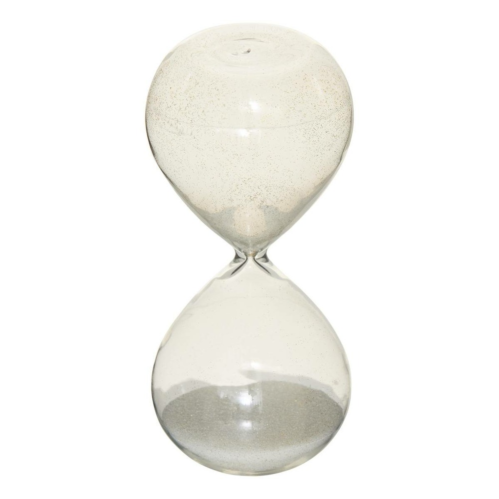 Sablier décoratif sibel 5,5x5,5x12cm en verre