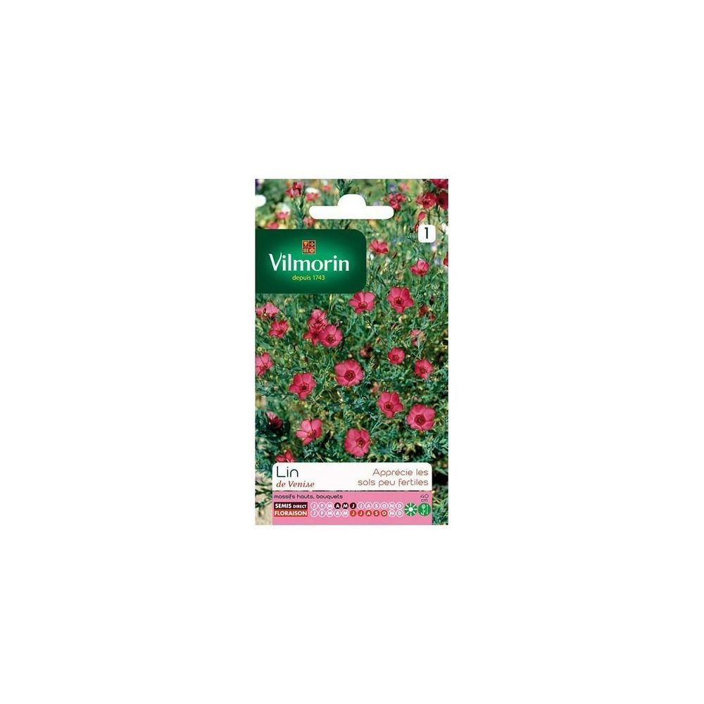 Sachet graines lin de venise rouge