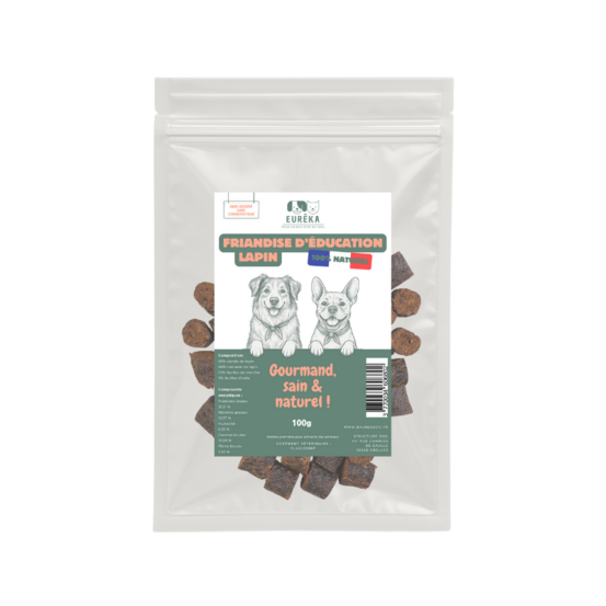 Friandises d'éducation au lapin pour chien