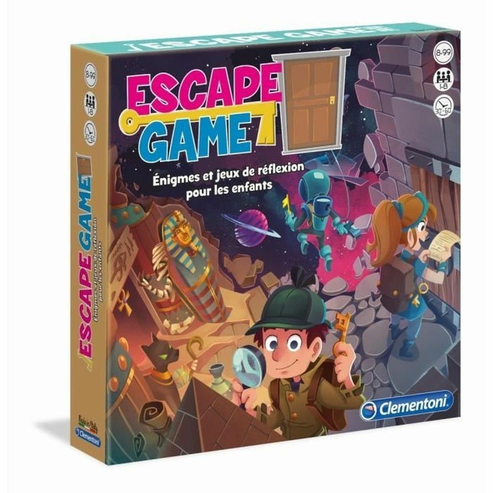 Escape game 3 pièces : pharaon, espace, château - 1 à 8 joueurs