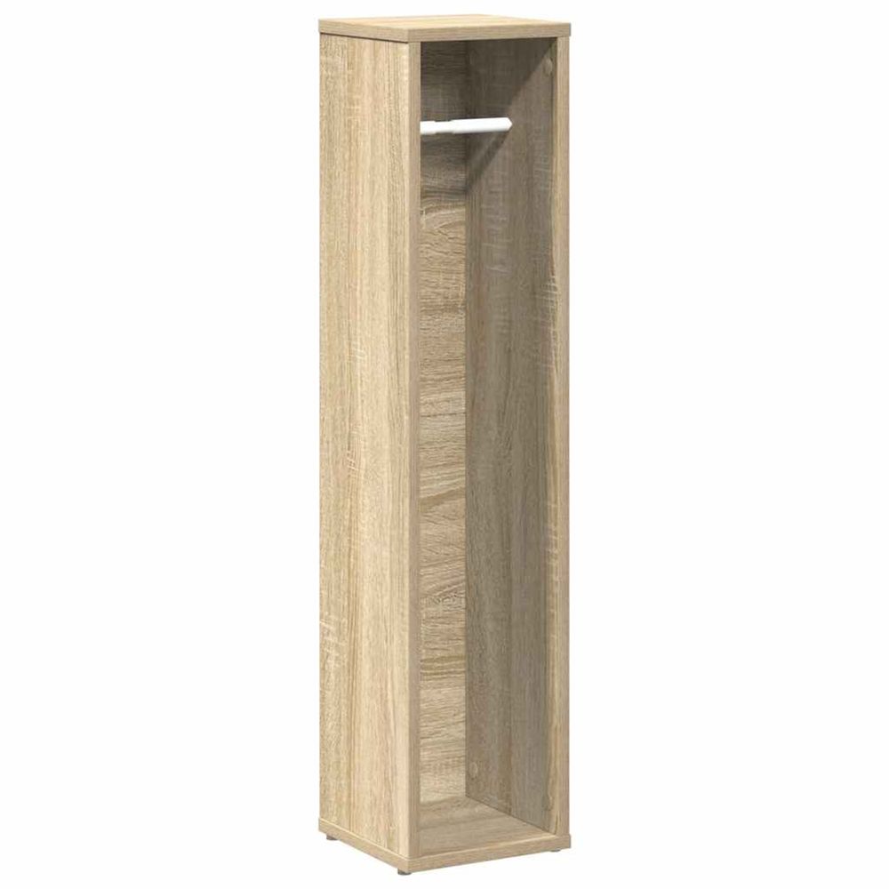 Meuble de salle de bain avec porte-rouleau chêne sonoma