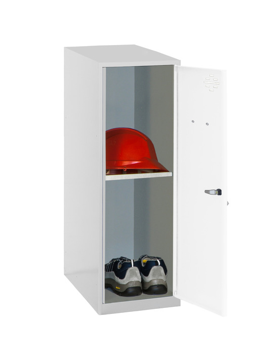 Casier-armoire simonlocker dism. Mini + ban. 915x400x500 mm gr/bl gris/blanc 915x400x500 - simonrack