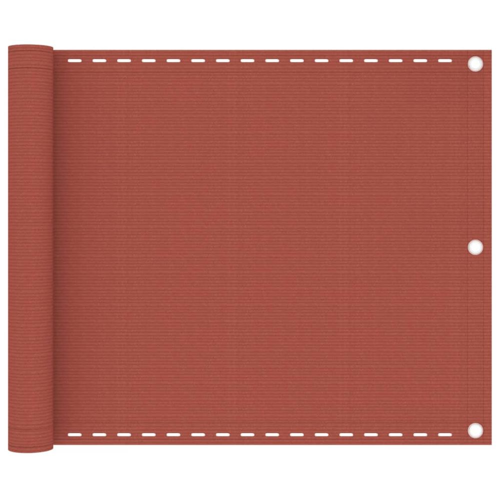 Écran de balcon terre cuite 75x400 cm pehd