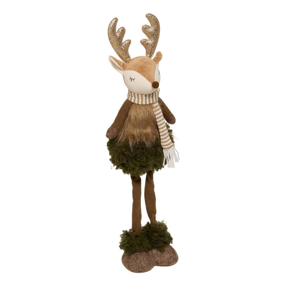 Renne de noël skov vert h. 56 cm