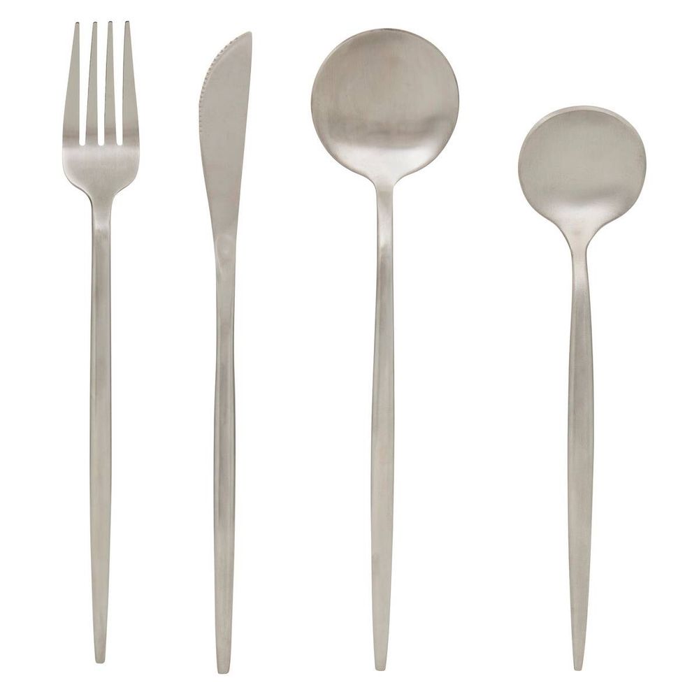 Ménagère ida 24 pièce(s) argent l2,7xp0,7xh22,7cm