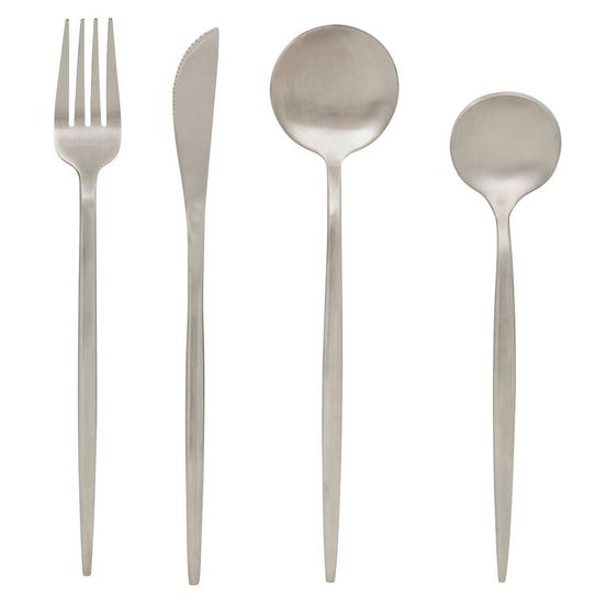 Ménagère ida 24 pièce(s) argent l2,7xp0,7xh22,7cm
