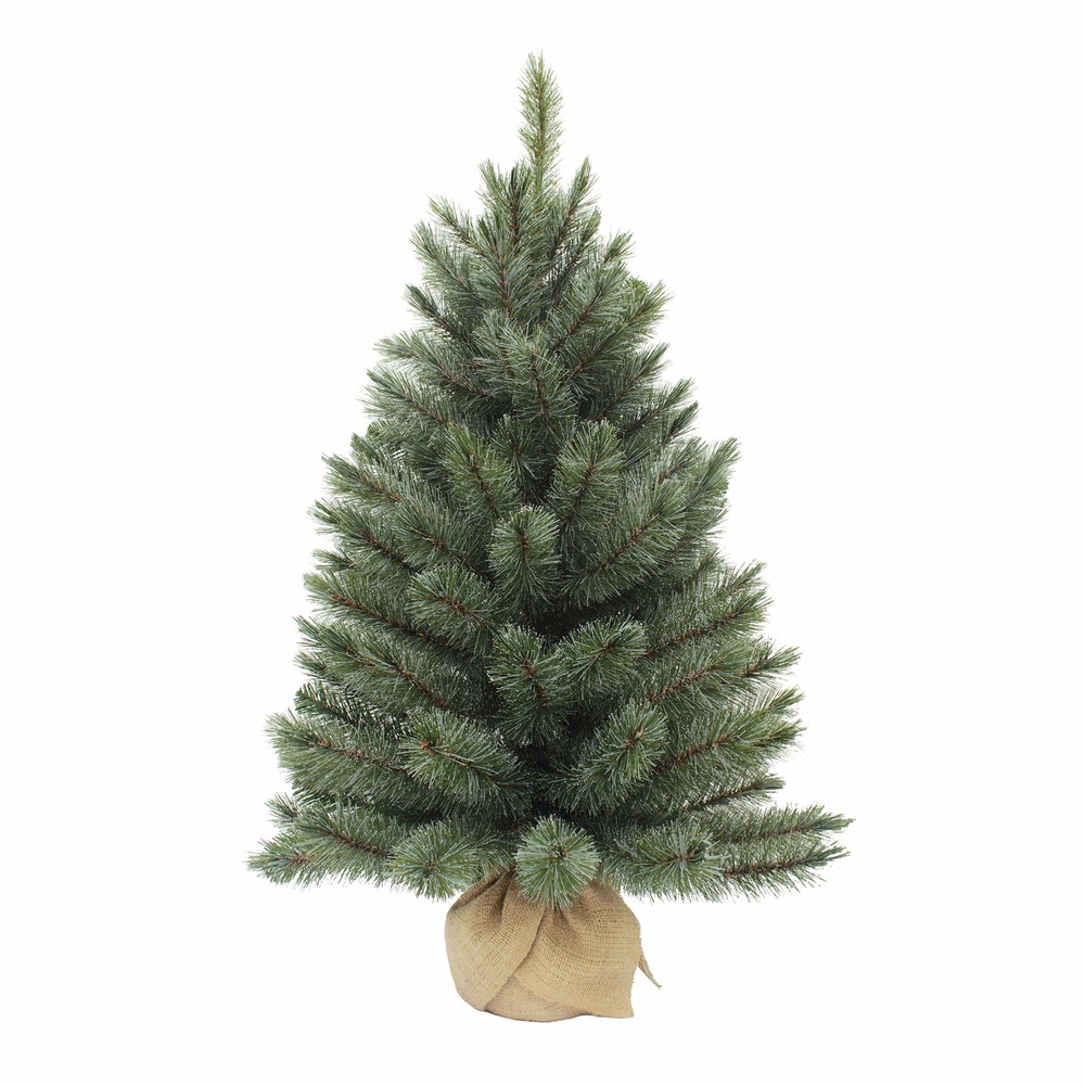 Triumph tree - sapin de noël artificiel avec toile de jute h60