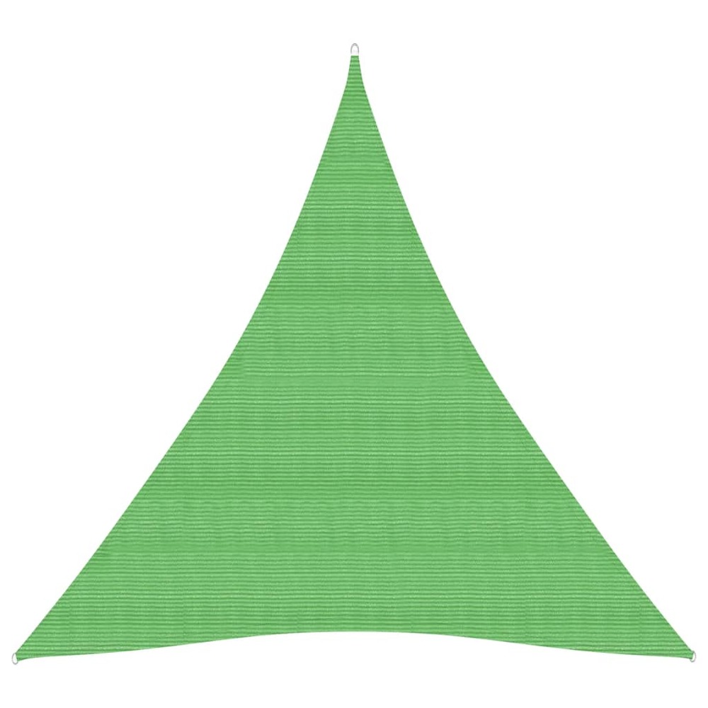 Voile toile d'ombrage parasol 160 g/m² pehd 3 x 4 x 4 m vert clair