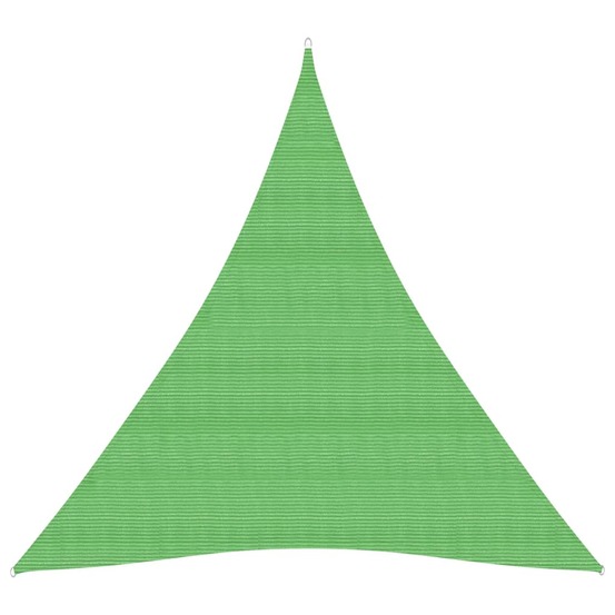 Voile toile d'ombrage parasol 160 g/m² pehd 3 x 4 x 4 m vert clair