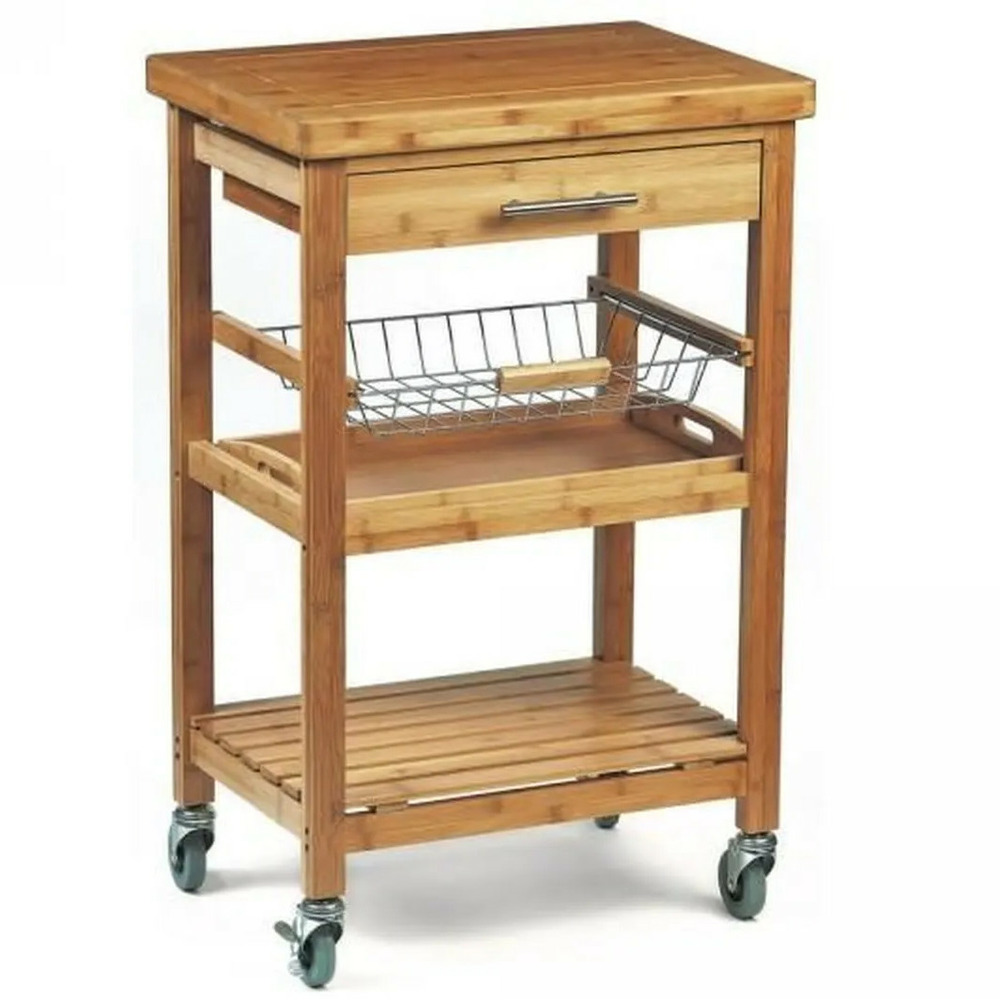 Desserte bambou 58x40x91cm - 12