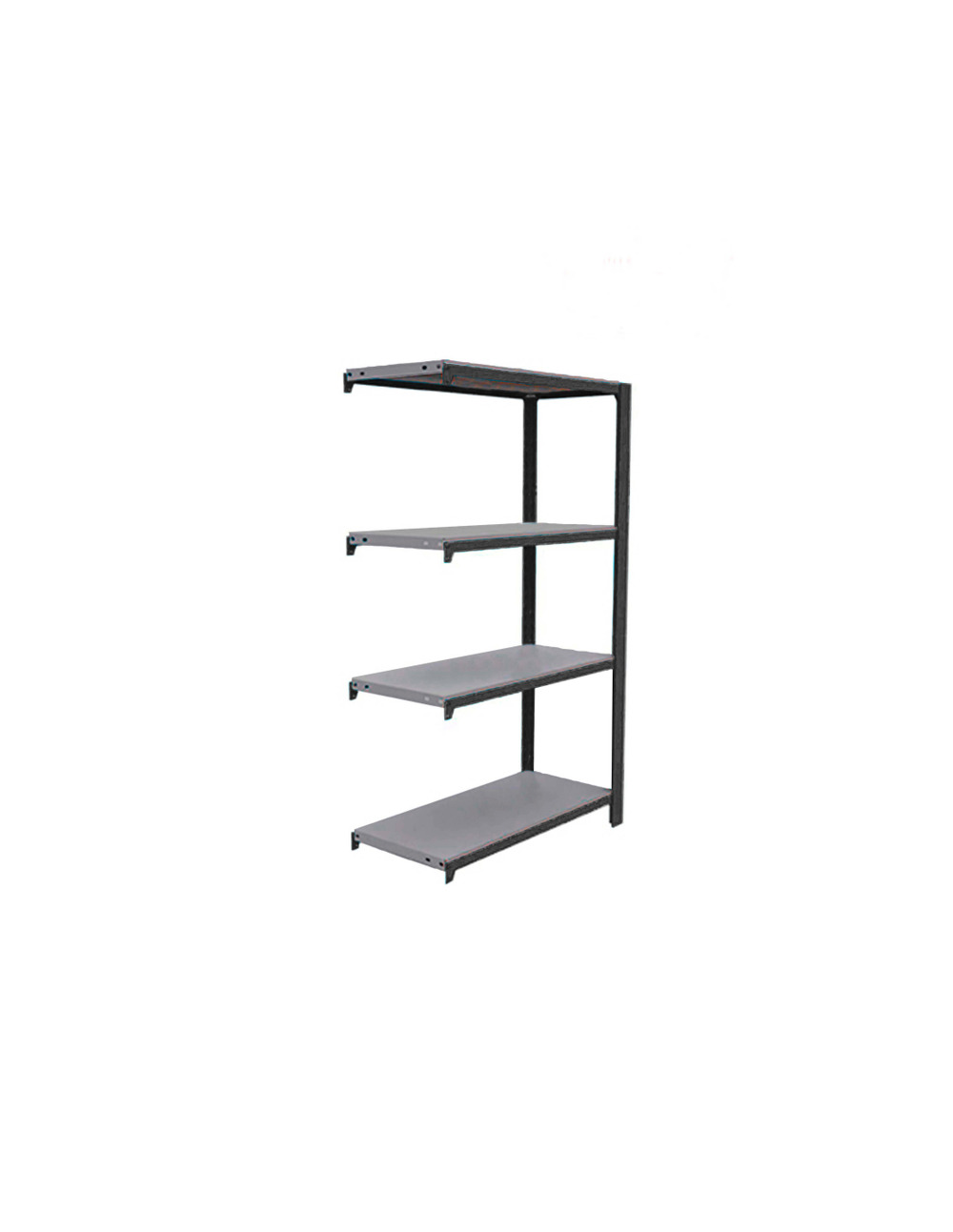 Etagère légère sans vis officlick 4/400 metal a.m. Antracite/galva antracite/galva 1500x900x400 - simonrack