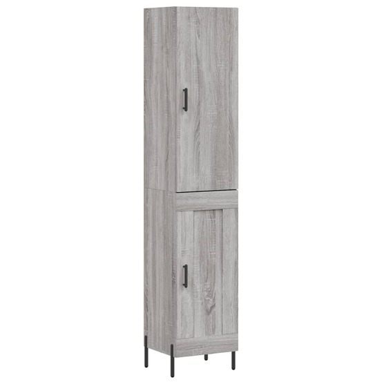 Buffet bahut commode armoire meuble de rangement organisateur cuisine salle de séjour salon haut sonoma 34,5 x 34 x 180 cm bo