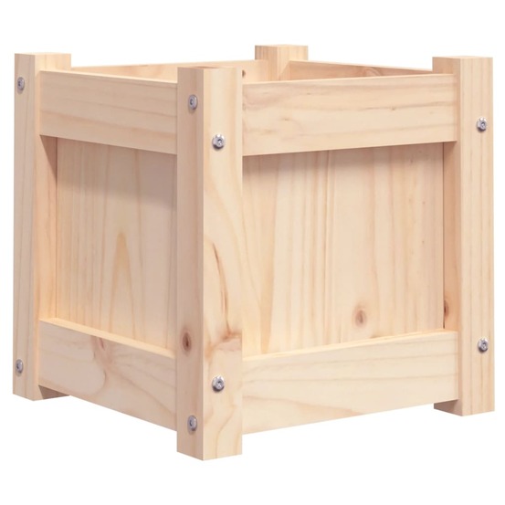 Jardinière 31x31x31 cm bois de pin massif