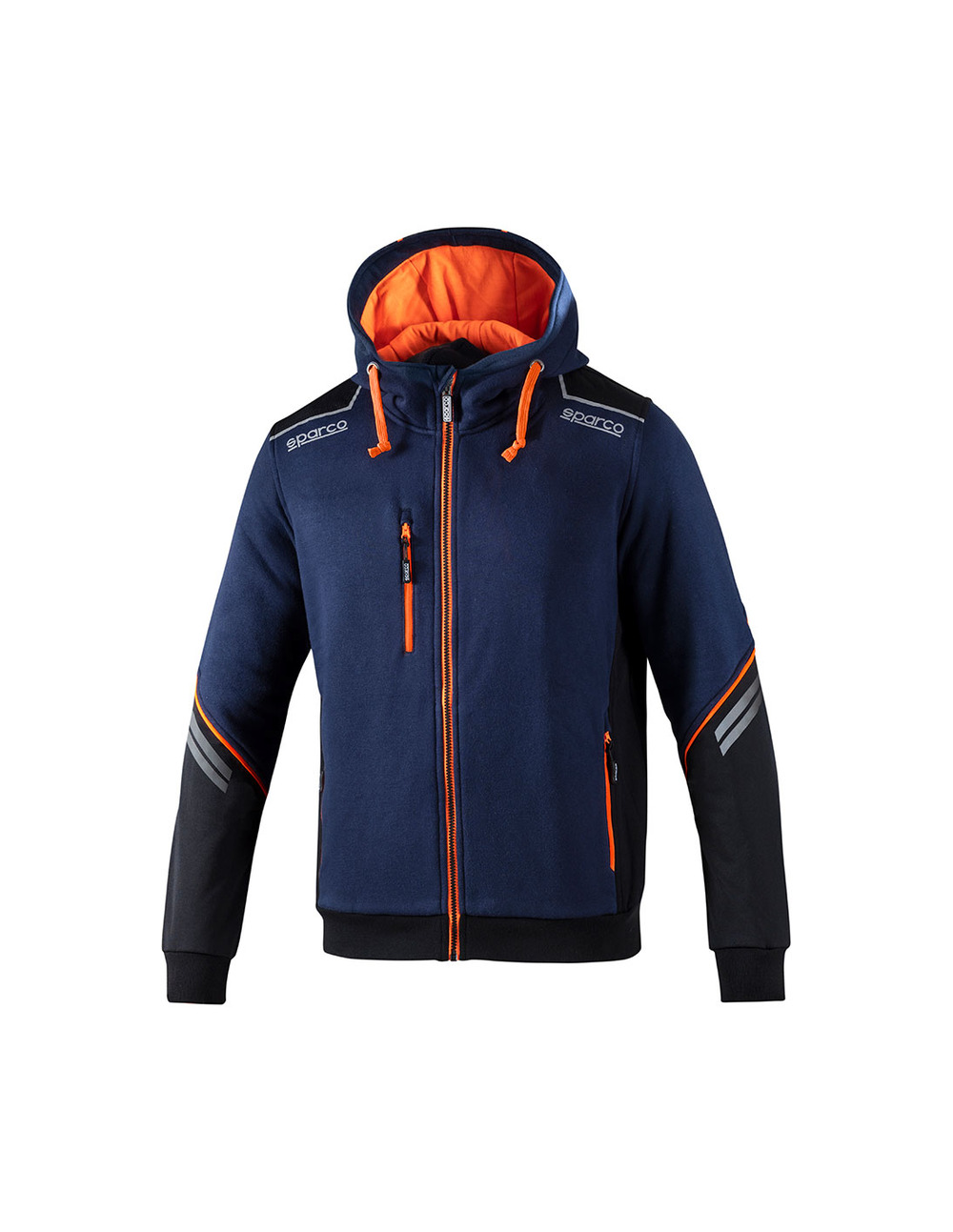 Sweat à capuche tech ndis hooded full zip taille l bm/af 02414bmaf3l sparco - sparco