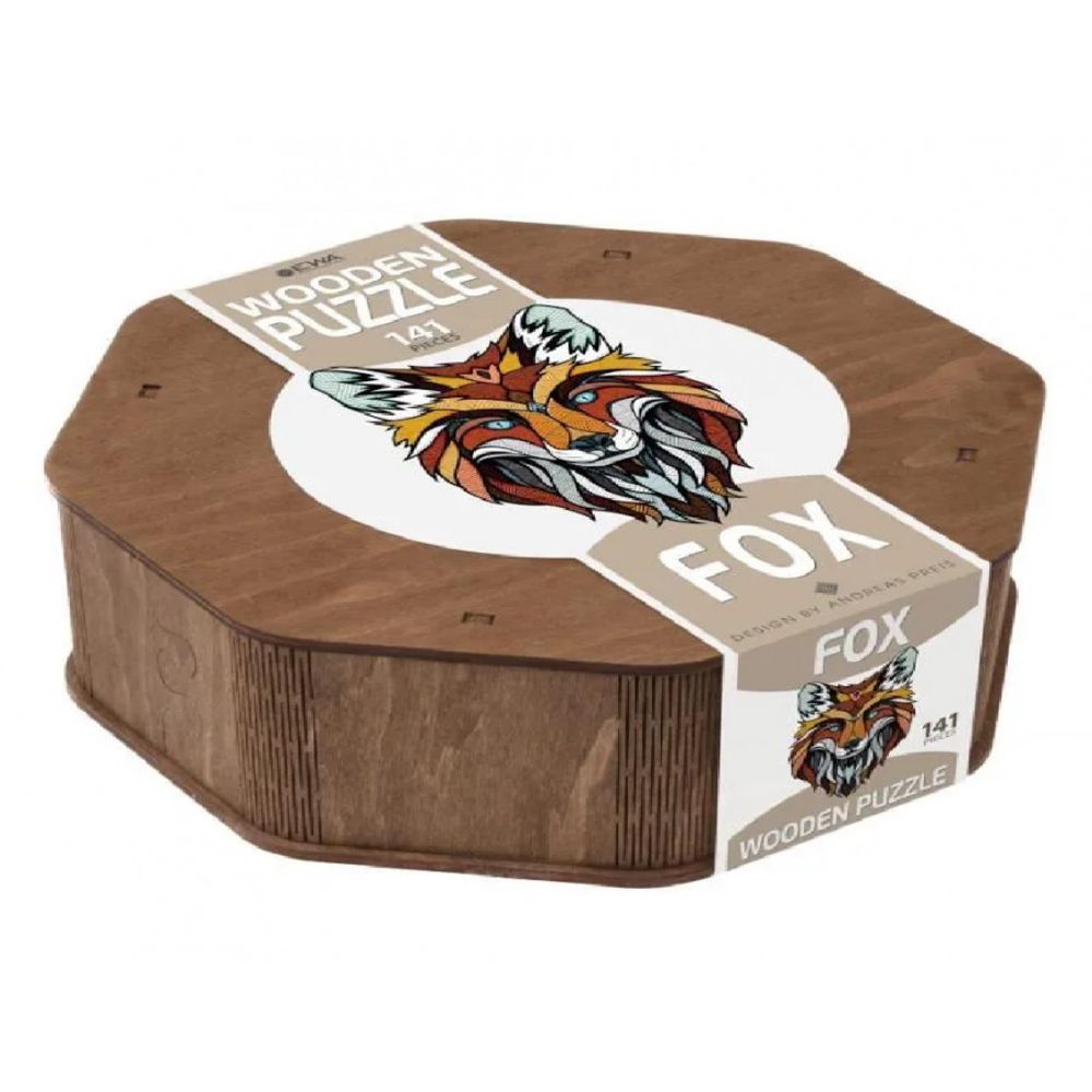 Puzzle en bois renard 141 pieces