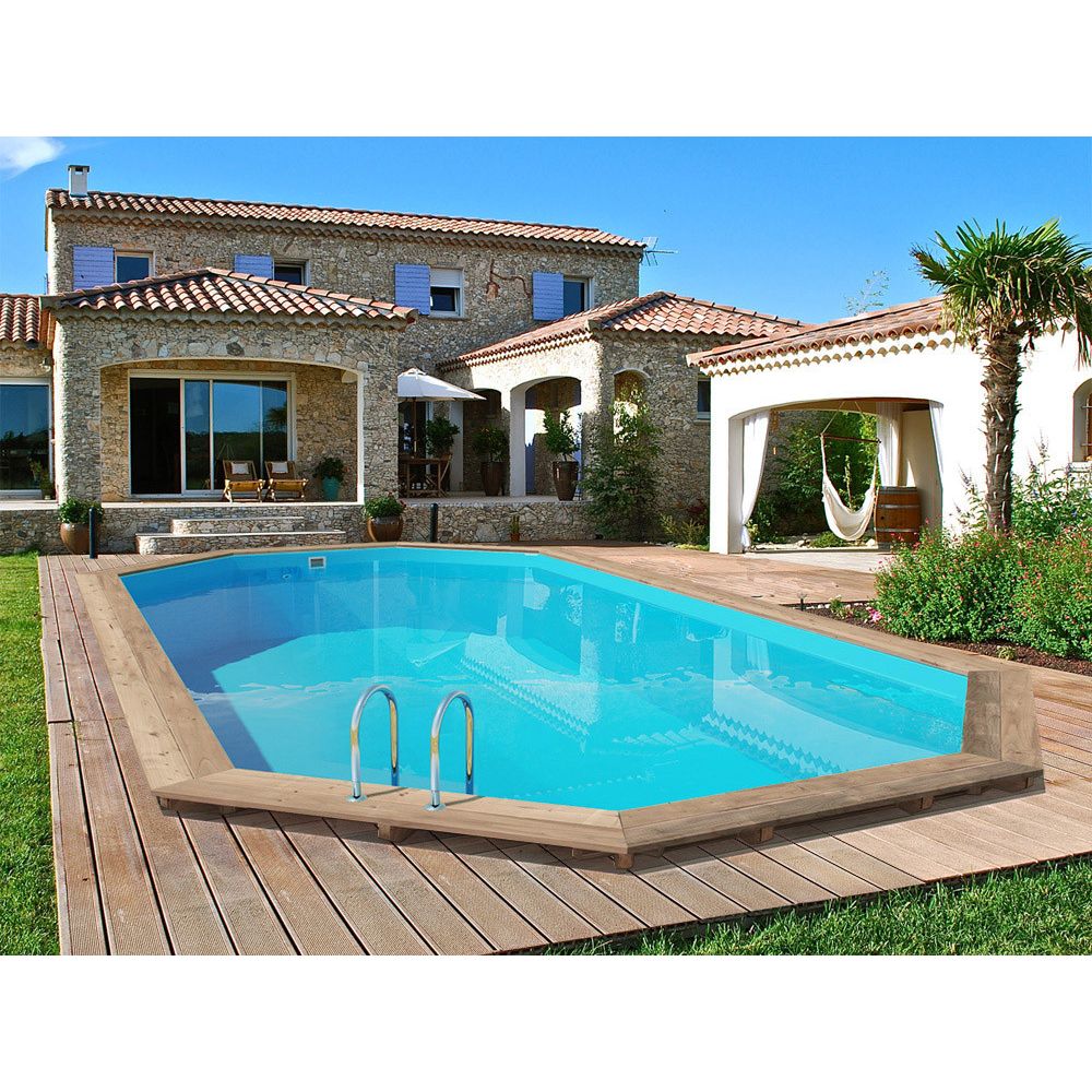 Piscine bois Palma - 7.57 x 4.07 x 1.31 m