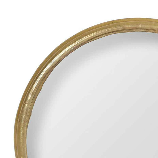 Miroir convexe edman rond doré 15cm