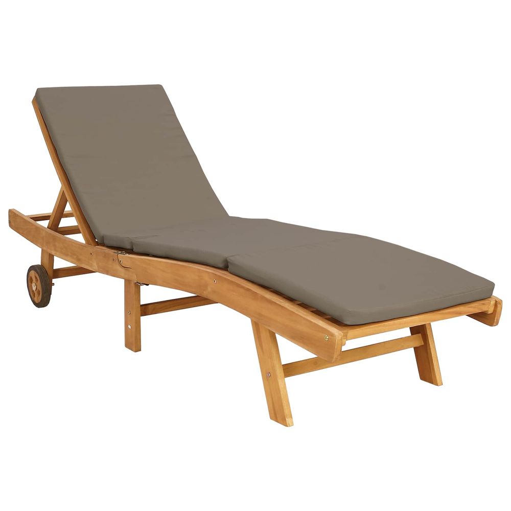 Transat polyester marron et taupe