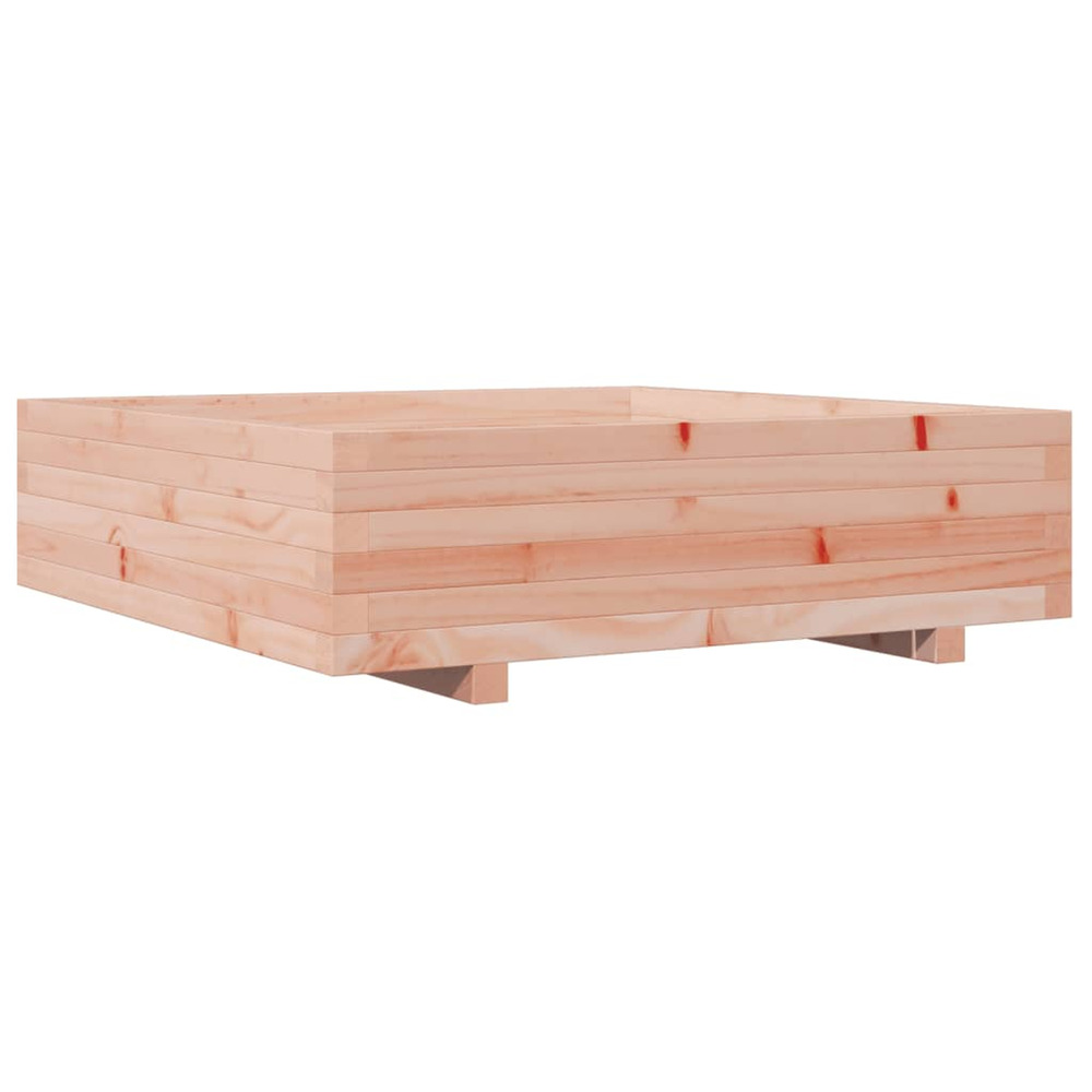 Jardinière d'extérieur 90x90x26,5 cm bois massif douglas
