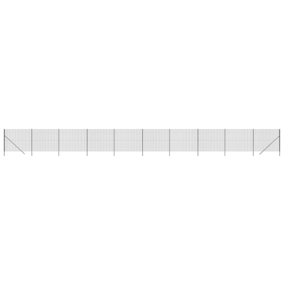 Clôture en treillis métallique anthracite 1,4x25 m