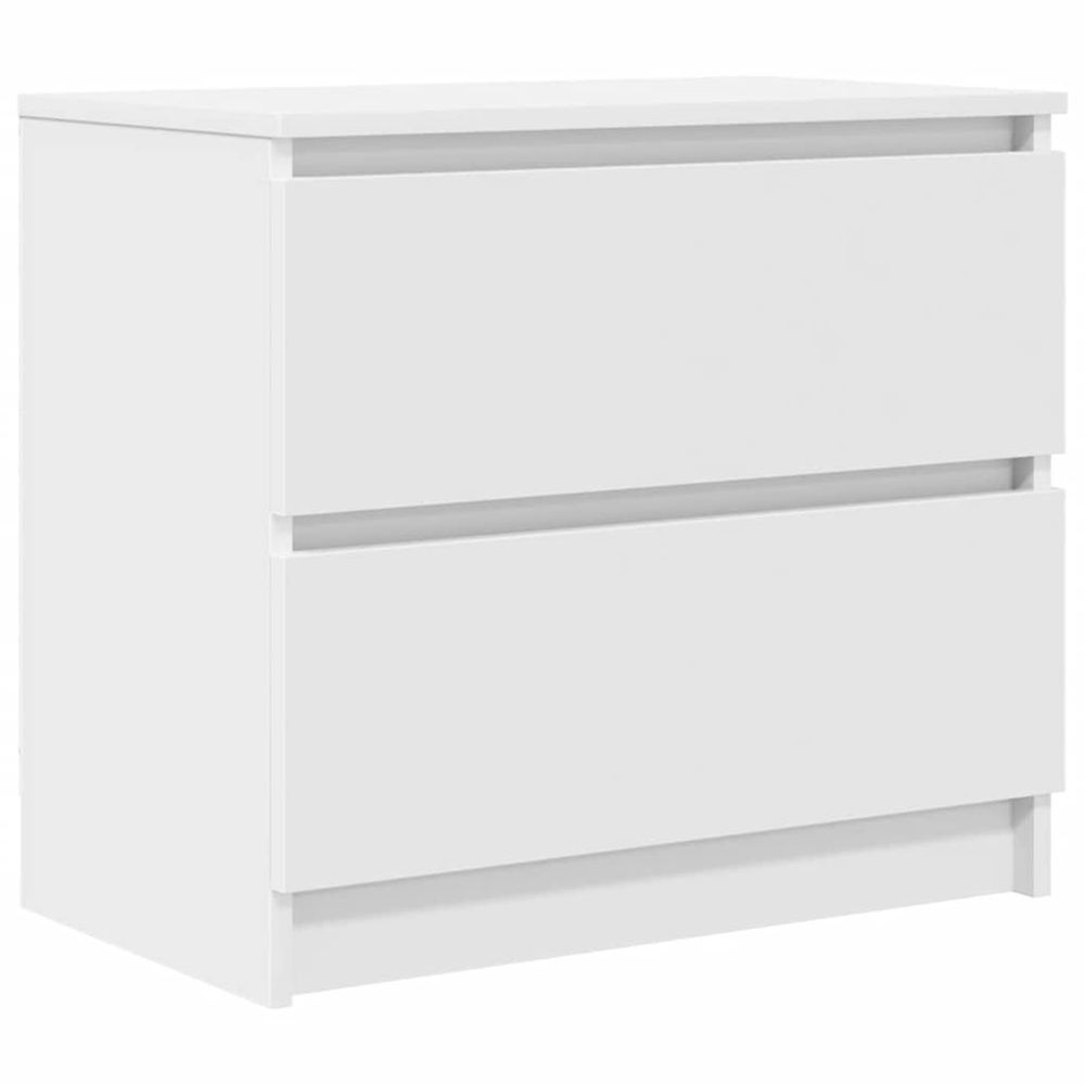 Meuble tv blanc 60x35x54 cm bois d'ingénierie
