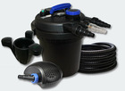 Kit filtration bassin pression 10000l 11 watts uvc 20 watts pompe tuyau skimmer