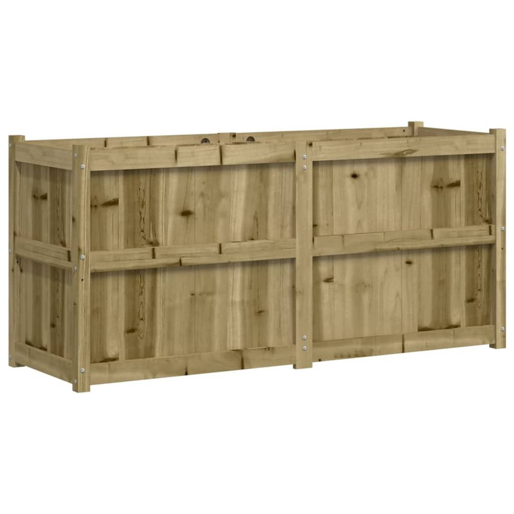 Jardinière d'extérieur 150x50x70 cm bois de pin imprégné