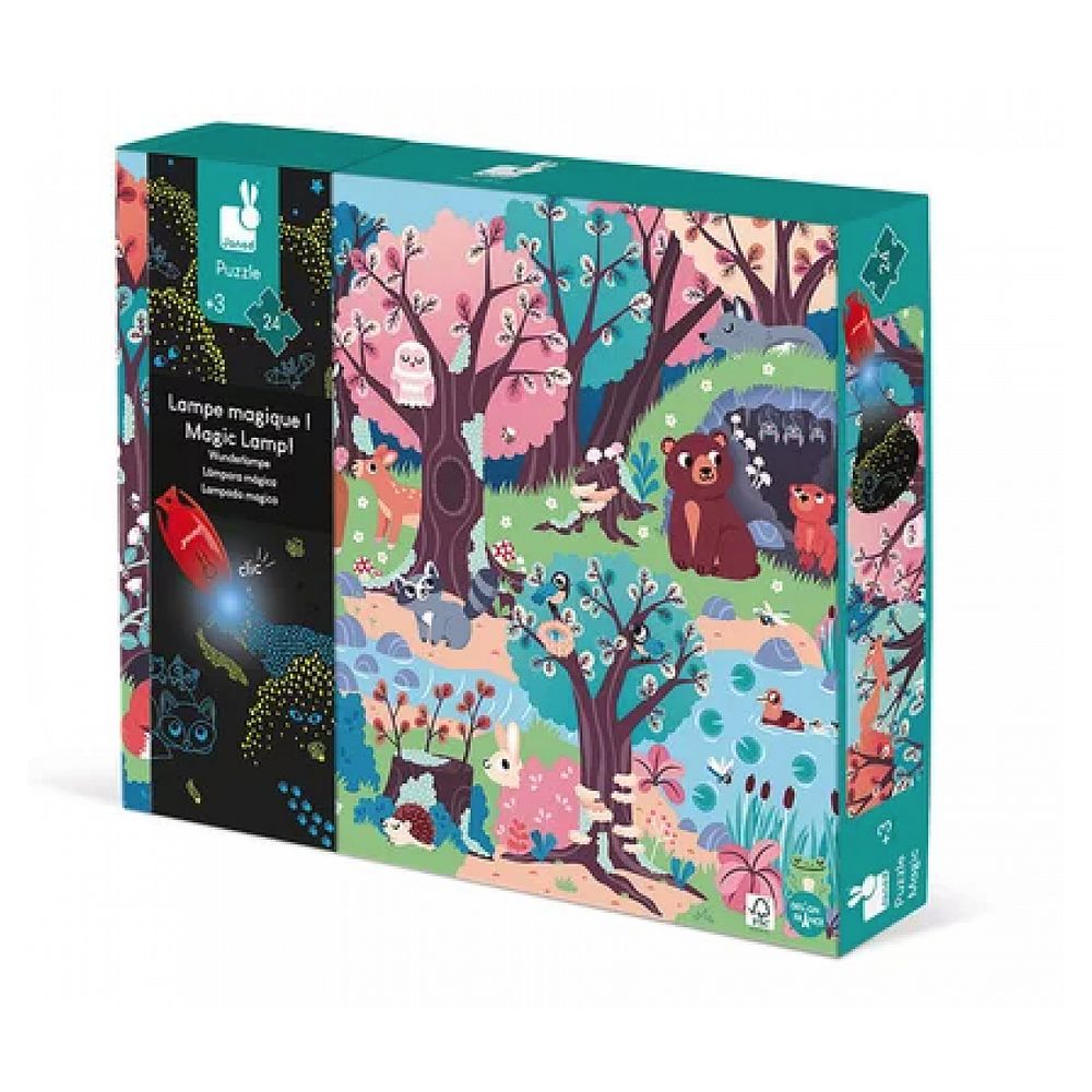 Janod - puzzle magique animaux nocturne