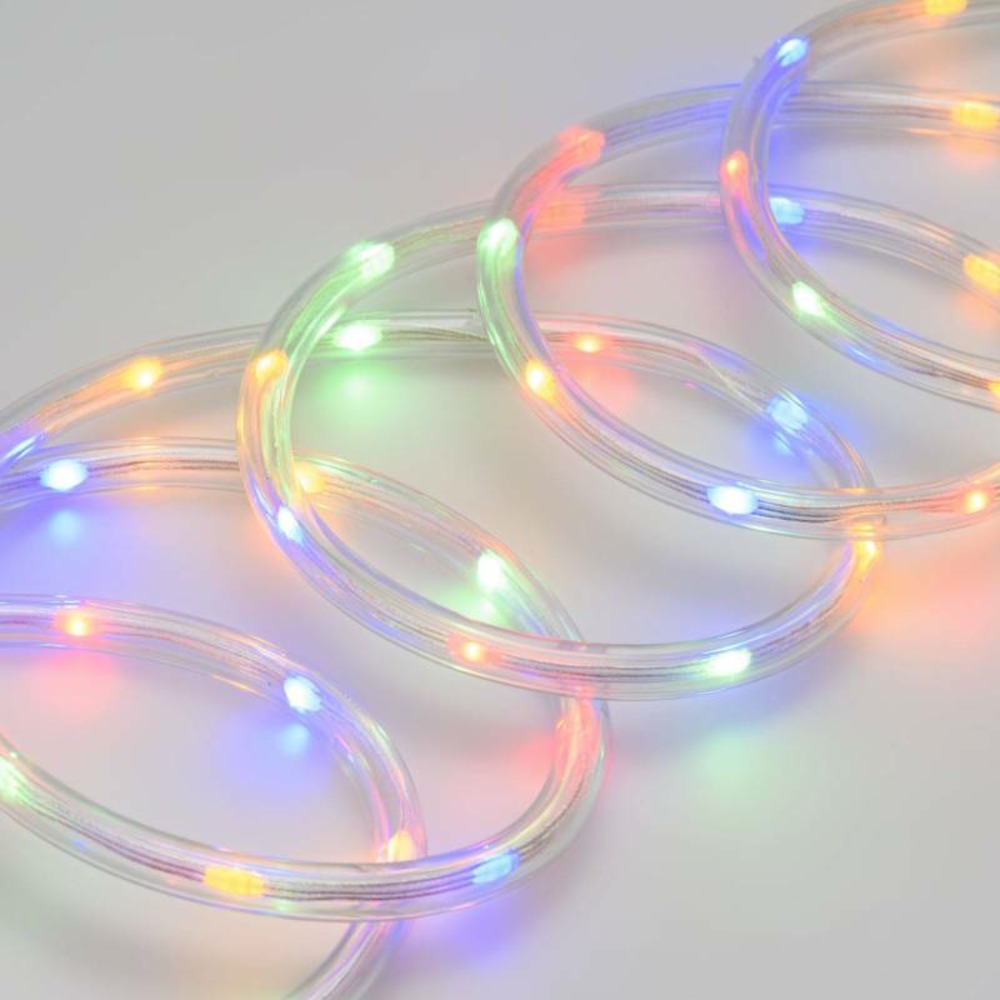 Tube lumineux 20m animée 8 modes 400 led multicolore 360° haute luminosité lotti