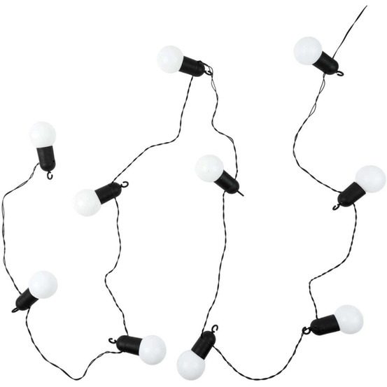 Guilande extérieure 10 ampoules led 2.70 m blanc chaud