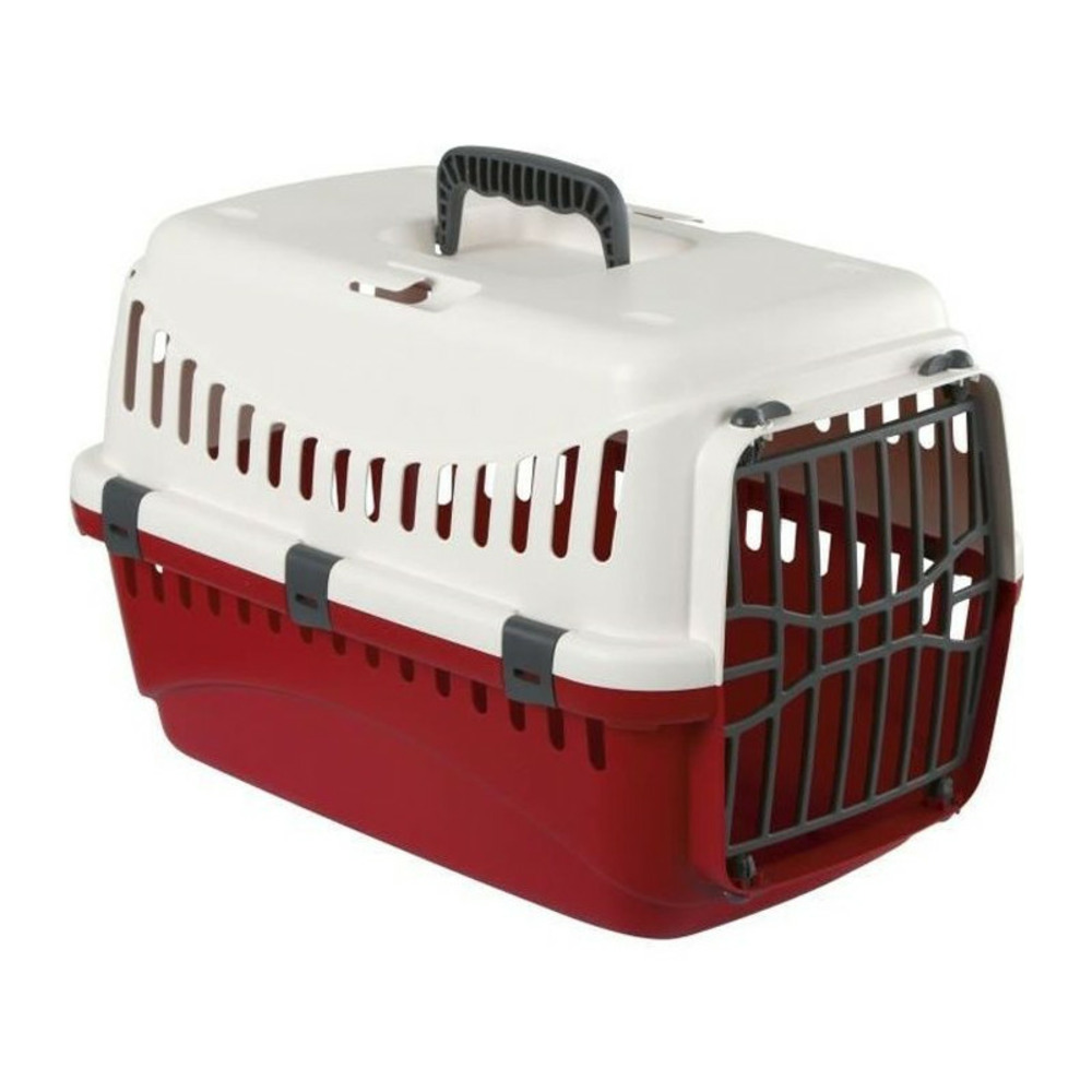 Box de transport expedion - creme/bordeaux 48x32x32cm